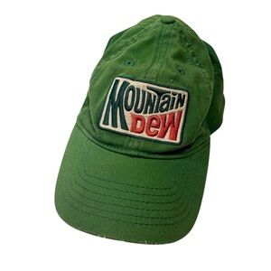 Vintage Mountain Dew Green Fitted Cap One Size Fits Most